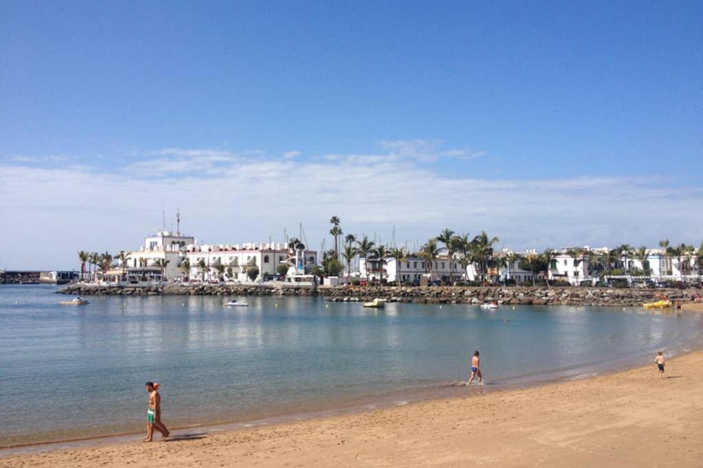Charmante Wohnung Direkt Am Meer, Kostenloses Wlan Puerto De Mogan Exterior foto